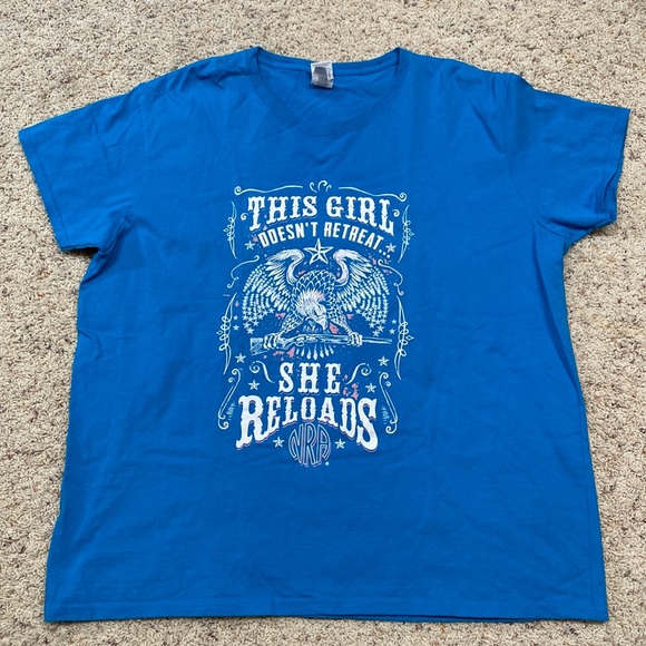 Gildan Tops - Womens 2XL NRA Gildan ultra cotton tee shirt.